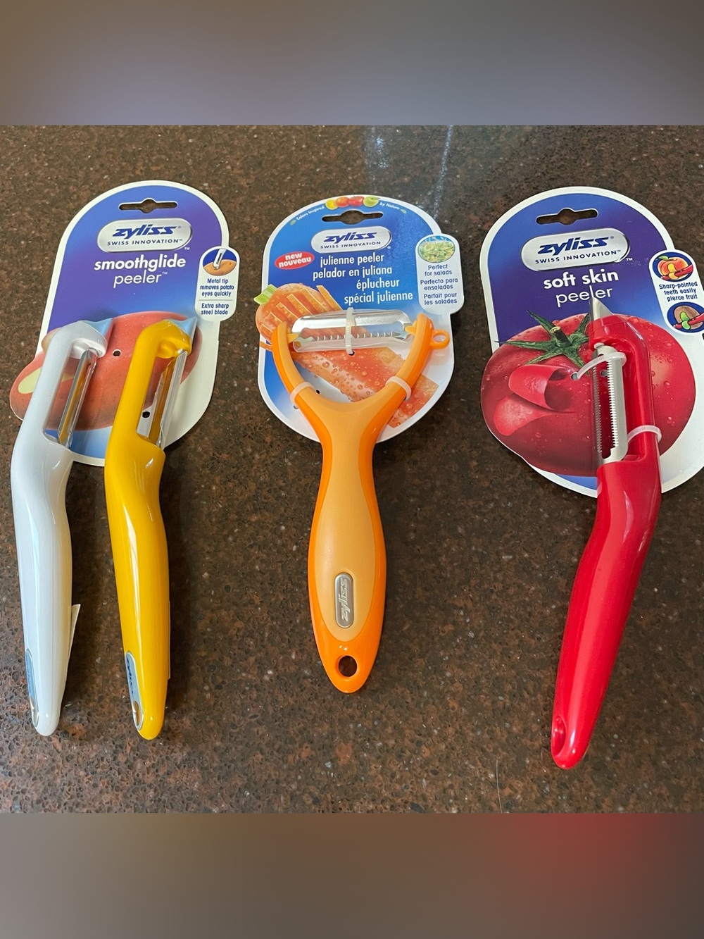 Zyliss Julienne Peeler, Soft Skin Peeler, or Smoothglide Peeler.